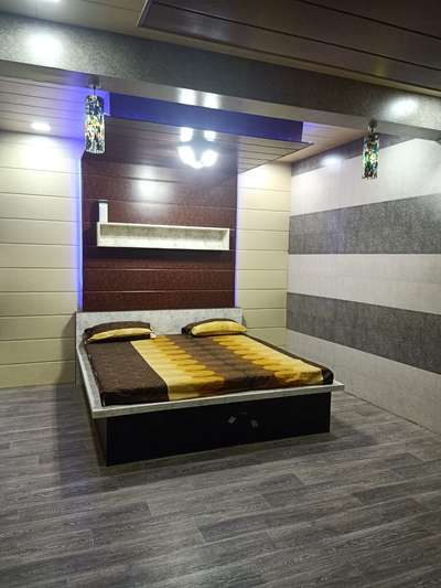 Bedroom, Furniture, Lighting Designs by Carpenter Vikram Rathod, Indore | Kolo