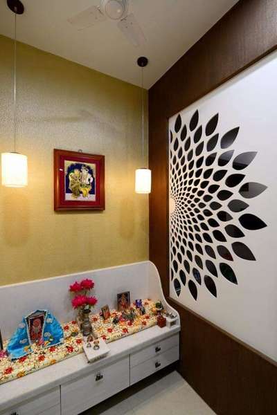 Wall, Prayer Room Designs by Carpenter ALFA CNC, Kozhikode | Kolo