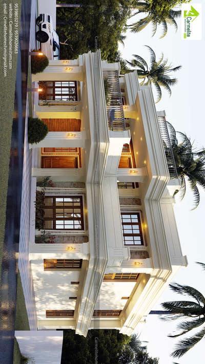 Exterior, Lighting Designs by Civil Engineer Carmelite Homes   P LTD , Thiruvananthapuram | Kolo