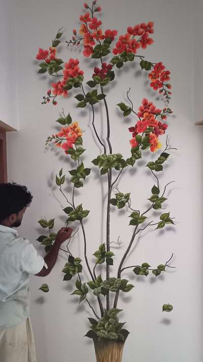 Wall Designs by Painting Works Mashood Mashoo, Malappuram | Kolo