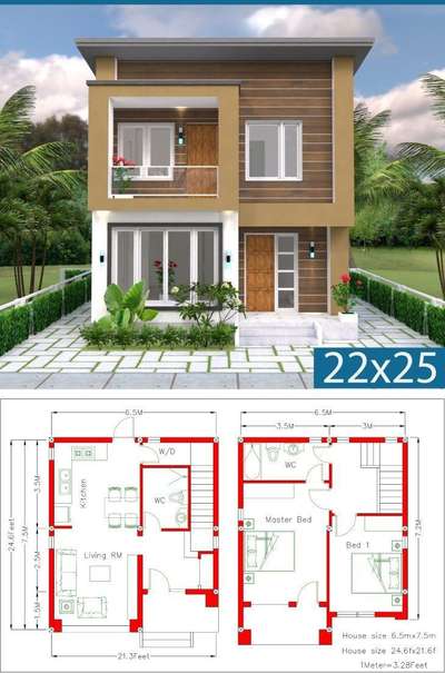 Exterior, Plans Designs by Contractor  samar    v-i-p, Delhi | Kolo