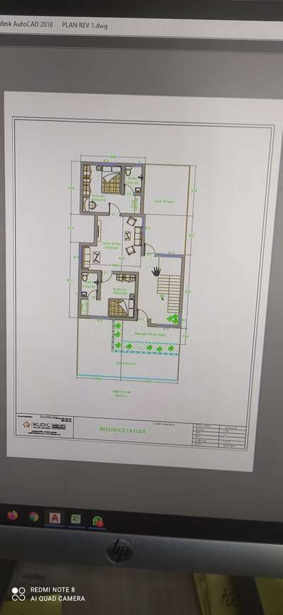 Plans Designs by Civil Engineer fathima sanaj, Thrissur | Kolo