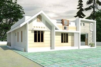 Exterior Designs by 3D & CAD home dec3D, Kozhikode | Kolo