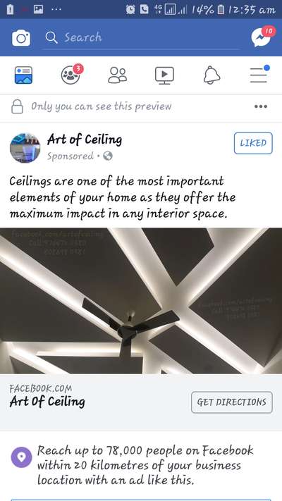 Ceiling Designs by Interior Designer ART OF CEILING  INTERIORS , Kannur | Kolo