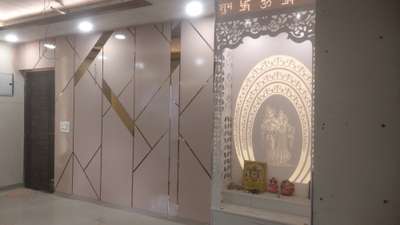 Prayer Room, Lighting, Storage Designs by Carpenter aaliy Ashu, Ghaziabad | Kolo