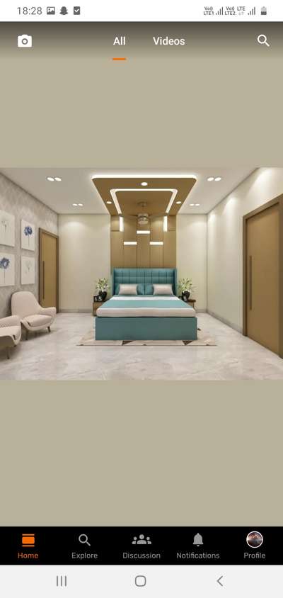 Bedroom, Furniture, Ceiling, Lighting, Storage Designs by Carpenter Rajveer Singh, Panipat | Kolo