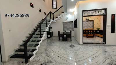 Staircase, Furniture, Table, Flooring, Dining Designs by Flooring floring designers, Malappuram | Kolo