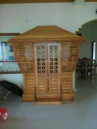 Prayer Room Designs by Carpenter Vineeth Kumar M, Kannur | Kolo