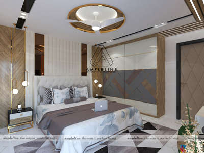 Ceiling, Furniture, Lighting, Storage, Bedroom Designs by Interior Designer ample line, Jaipur | Kolo