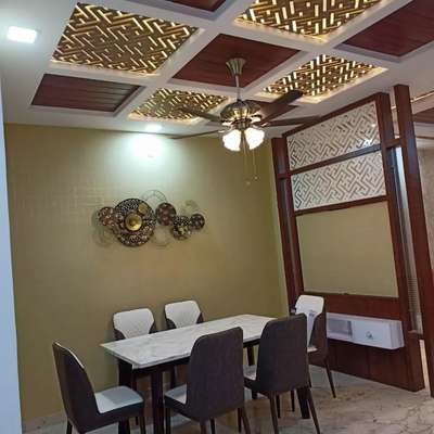 Ceiling, Furniture, Dining, Lighting, Table Designs by Painting Works Rahul Bilwal, Indore | Kolo