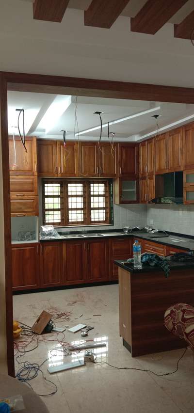Ceiling, Kitchen, Storage, Window Designs by Carpenter DHANESH DHANU, Palakkad | Kolo