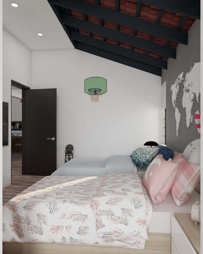 Bedroom Designs by Interior Designer Ansal Ebrahim, Idukki | Kolo