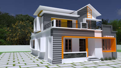 Exterior Designs by 3D & CAD priya Subash, Thiruvananthapuram | Kolo