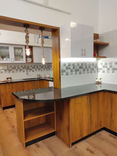Kitchen, Storage Designs by Interior Designer Akhil Chithran, Kottayam | Kolo