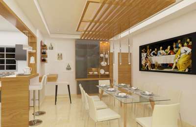 Dining, Furniture, Home Decor, Wall Designs by Interior Designer somith vm, Kozhikode | Kolo