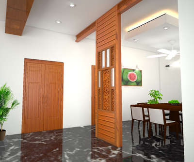 Dining, Furniture, Table, Lighting, Ceiling Designs by Carpenter Sujith  Adhithyan, Palakkad | Kolo