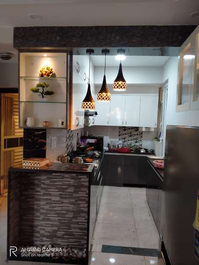Kitchen, Lighting, Storage Designs by Interior Designer DSP Sharma, Gurugram | Kolo