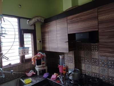 Kitchen, Storage, Window Designs by Architect Yogesh saini, Gurugram | Kolo