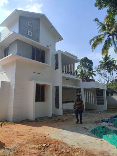 Exterior Designs by Civil Engineer Jinu aj, Thiruvananthapuram | Kolo