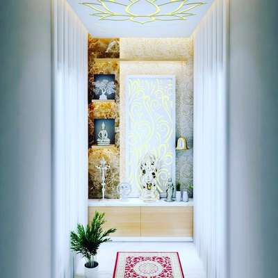 Home Decor, Prayer Room, Storage Designs by Architect Gaurav Sharma, Faridabad | Kolo