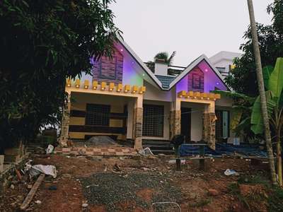 Exterior, Lighting Designs by Contractor BHARATH Builders  Devolopers, Kottayam | Kolo