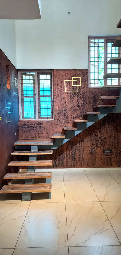 Staircase Designs by Civil Engineer Deepak prasad, Pathanamthitta | Kolo