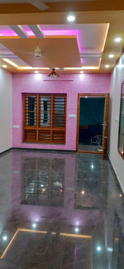 Ceiling, Lighting, Flooring Designs by Contractor Ganesh Kumar, Thiruvananthapuram | Kolo