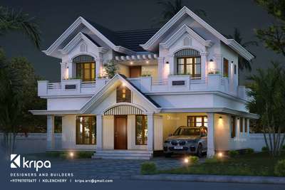 Exterior Designs by Civil Engineer Kripa  Designers  Builders, Ernakulam | Kolo