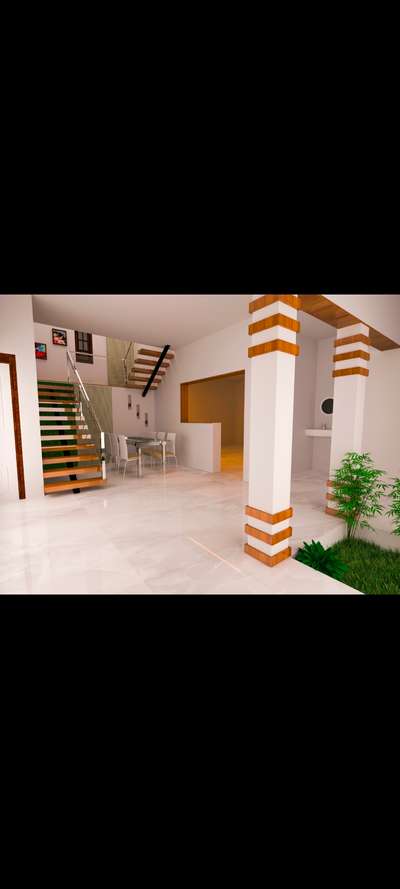 Staircase Designs by 3D & CAD nandu shaji, Idukki | Kolo