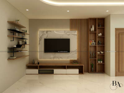 Lighting, Living, Storage, Flooring Designs by Interior Designer ibrahim badusha, Thrissur | Kolo