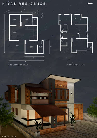Plans, Exterior Designs by Architect Rithul krishnan, Malappuram | Kolo