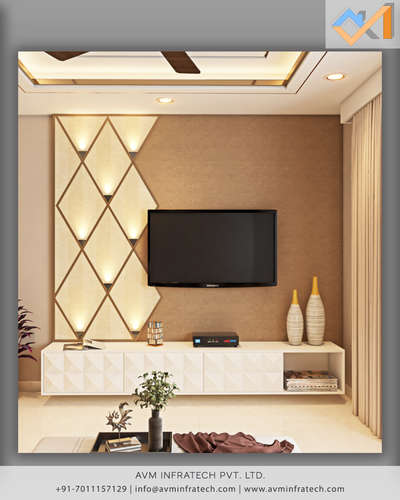 Living, Storage Designs by Architect AVM Infratech Pvt Ltd , Delhi | Kolo