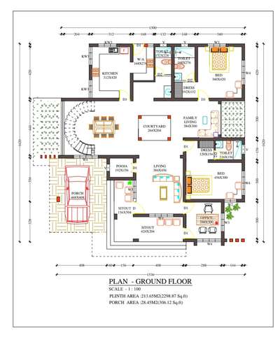 Plans Designs by Civil Engineer new arc, Ernakulam | Kolo