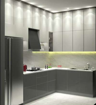 Kitchen, Lighting, Storage Designs by Interior Designer AKANKSHA SHARMA, Ghaziabad | Kolo