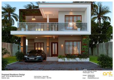 Exterior, Outdoor Designs by Interior Designer MUHAMMED BILAL, Ernakulam | Kolo