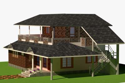 Exterior Designs by 3D & CAD Mahendra Karthik, Kasaragod | Kolo