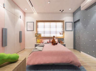 Furniture, Lighting, Storage, Bedroom Designs by Interior Designer Ajmal Habeeb, Thrissur | Kolo