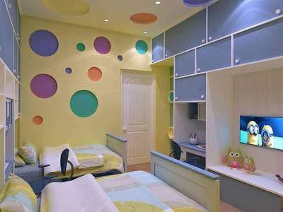 Furniture, Storage, Bedroom, Wall, Door Designs by Contractor Coluar Decoretar Sharma Painter Indore, Indore | Kolo