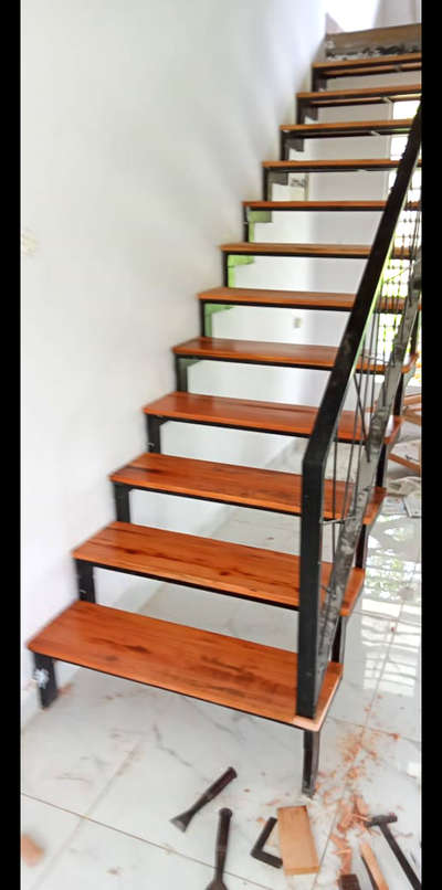 Staircase Designs by Fabrication & Welding Anil Joseph, Alappuzha | Kolo