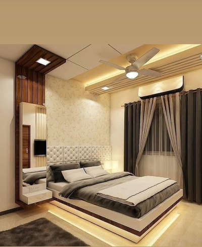 Bedroom, Furniture, Lighting, Storage Designs by Contractor Golden Construction, Delhi | Kolo