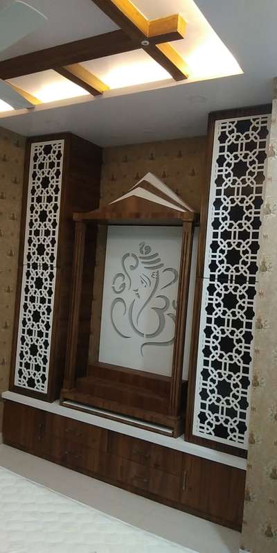 Prayer Room, Storage Designs by Carpenter Abdul zaid Khan, Bhopal | Kolo