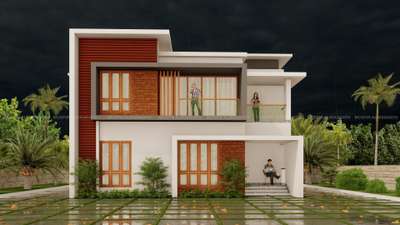 Exterior Designs by Civil Engineer Musfir A, Kozhikode | Kolo