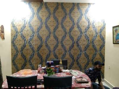 Dining, Furniture, Table, Wall Designs by Interior Designer Om interior Om singh, Bhopal | Kolo