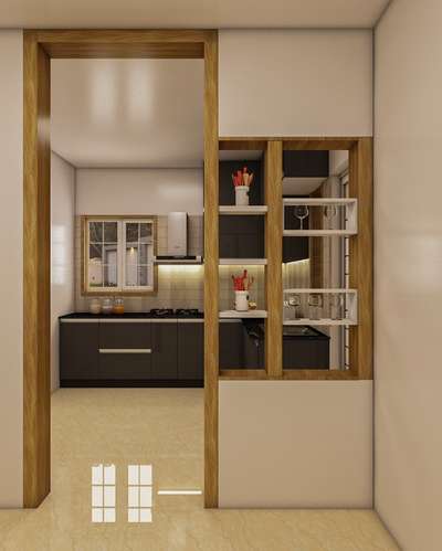 Kitchen, Storage, Flooring Designs by Interior Designer Elegant home interiors, Wayanad | Kolo
