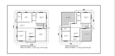 Plans Designs by Civil Engineer Aswathi prabhudas, Malappuram | Kolo