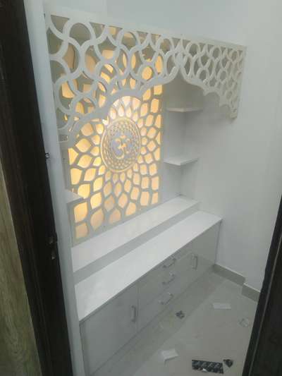 Prayer Room, Storage Designs by Carpenter Mohd Ashif, Delhi | Kolo