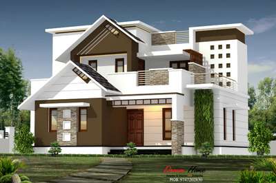 Exterior Designs by 3D & CAD Sajeev Saji, Palakkad | Kolo