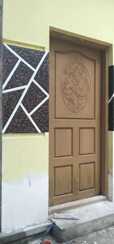 Door Designs by Painting Works Rajeshgovindan Govindan, Kollam | Kolo