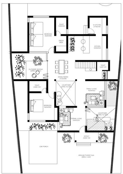 Plans Designs by Architect FAAD Concept Architects, Thrissur | Kolo