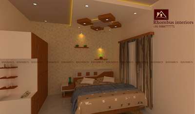 Bedroom, Furniture, Lighting, Storage, Ceiling Designs by Interior Designer Lijishma Ram, Malappuram | Kolo